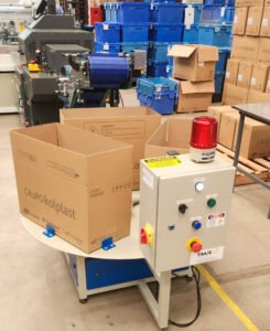 Sistema de enchimento de caixas